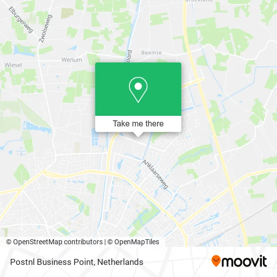 Postnl Business Point map