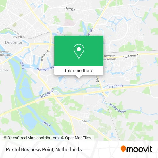 Postnl Business Point map