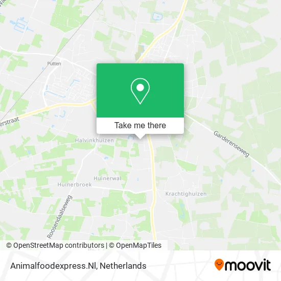 Animalfoodexpress.Nl map