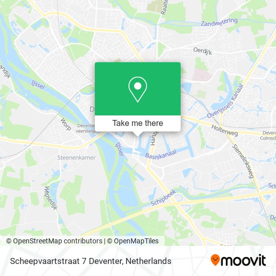 Scheepvaartstraat 7 Deventer Karte