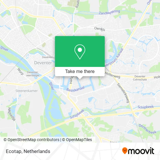 Ecotap map