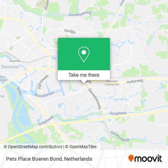 Pets Place Boeren Bond Karte