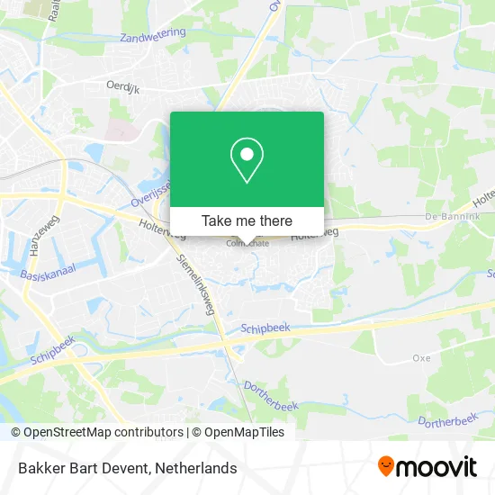 Bakker Bart Devent map