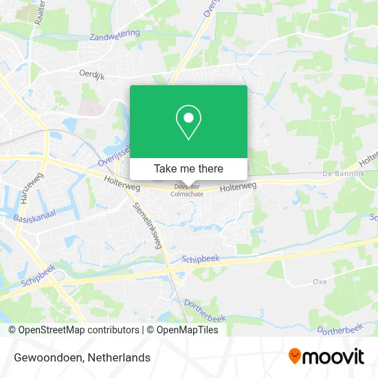 Gewoondoen map