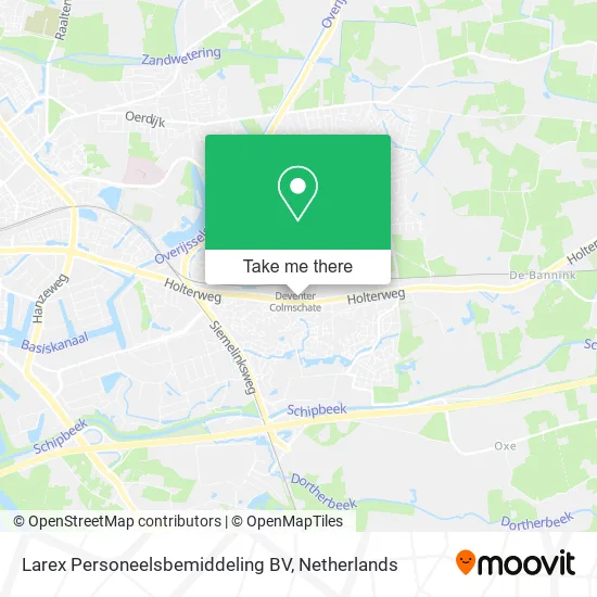 Larex Personeelsbemiddeling BV map