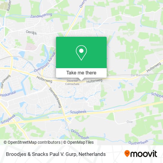 Broodjes & Snacks Paul V. Gurp map