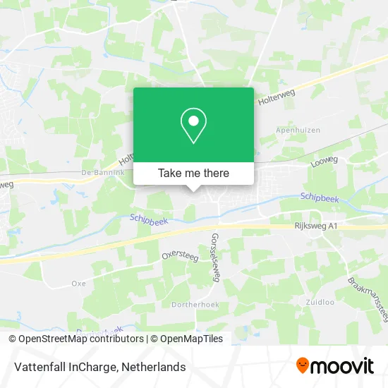 Vattenfall InCharge map