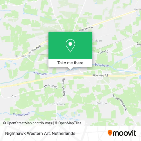 Nighthawk Western Art map