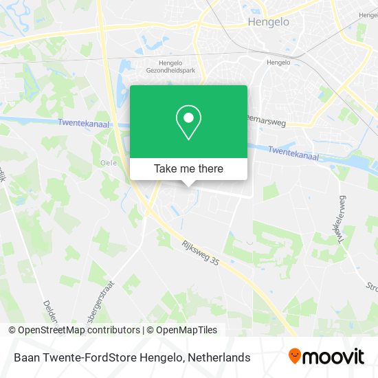 Baan Twente-FordStore Hengelo Karte