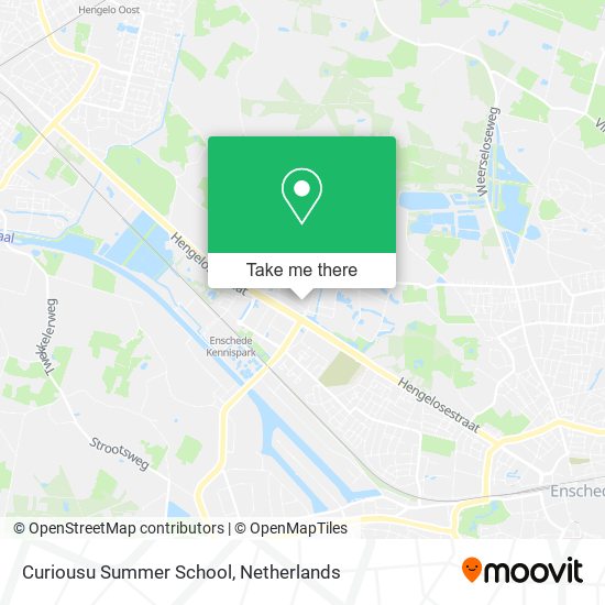 Curiousu Summer School map