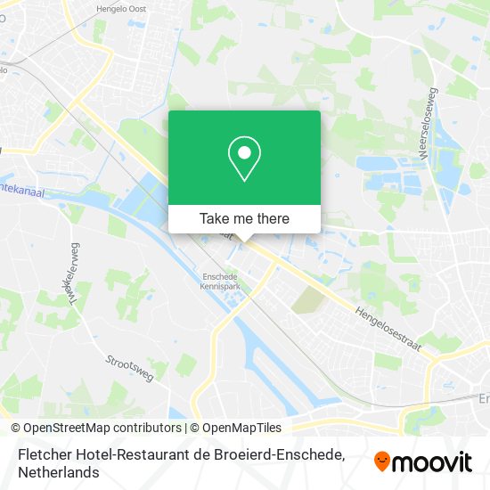 Fletcher Hotel-Restaurant de Broeierd-Enschede map