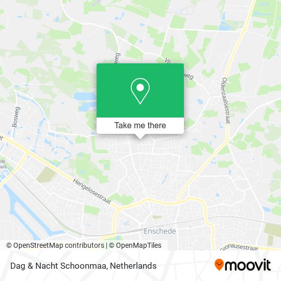 Dag & Nacht Schoonmaa map