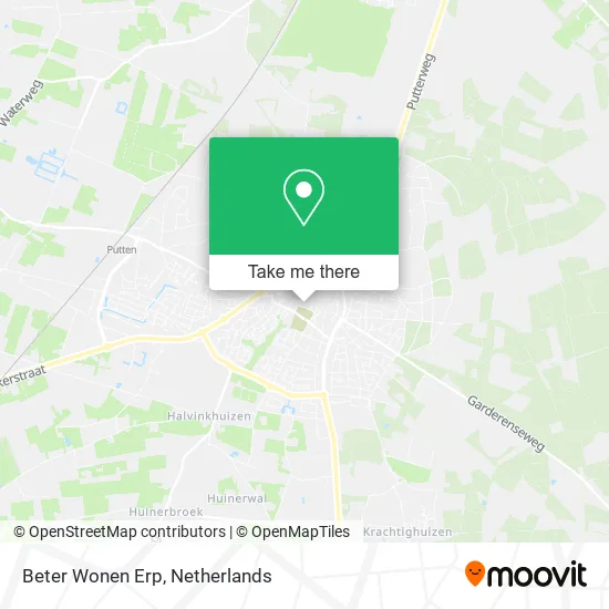 Beter Wonen Erp map