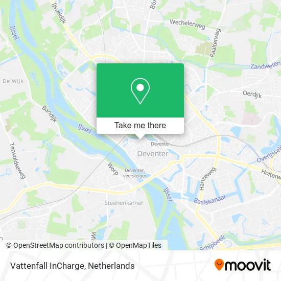 Vattenfall InCharge map