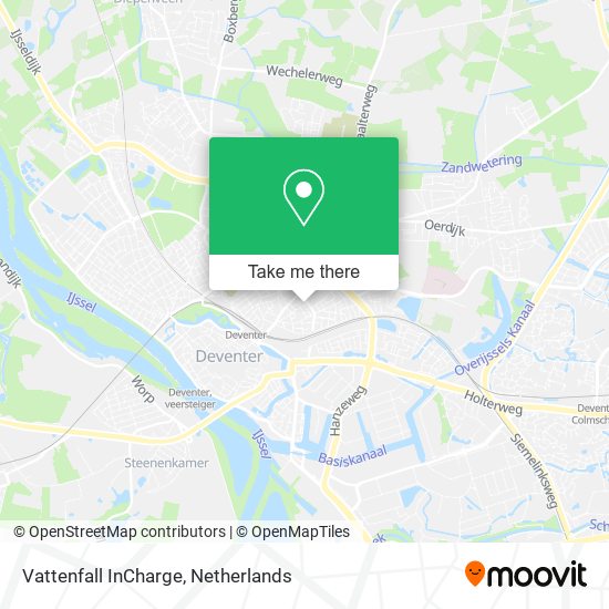 Vattenfall InCharge map