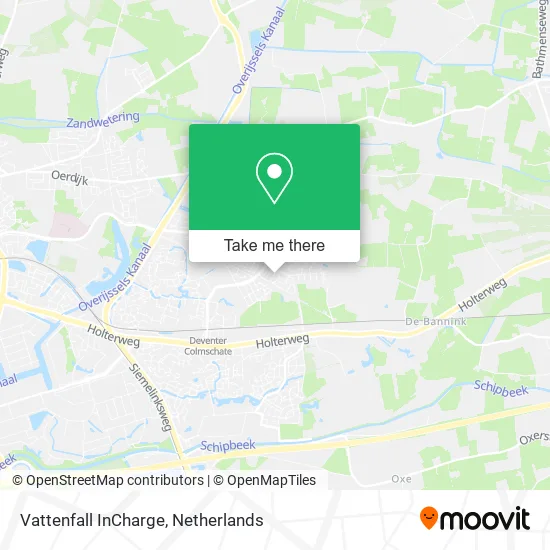 Vattenfall InCharge map