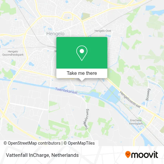 Vattenfall InCharge map