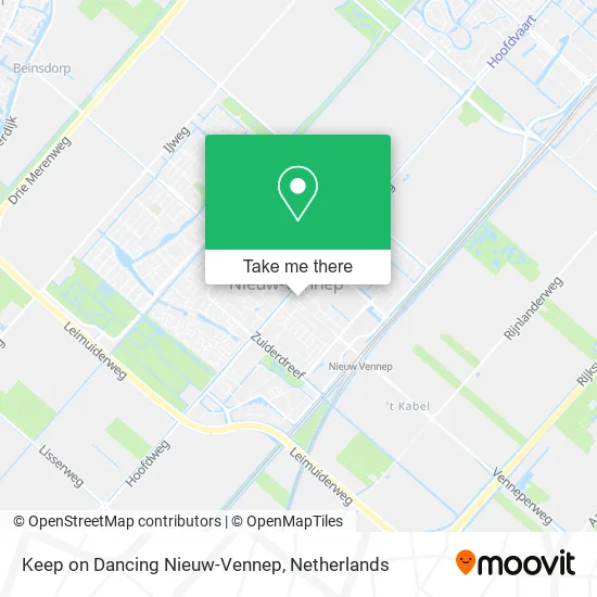 Keep on Dancing Nieuw-Vennep map