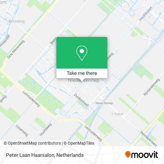Peter Laan Haarsalon map