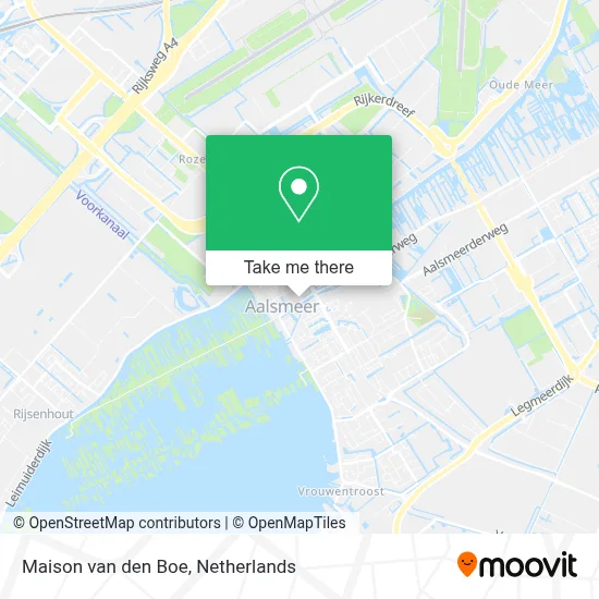 Maison van den Boe map