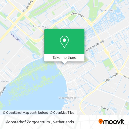 Kloosterhof Zorgcentrum. map