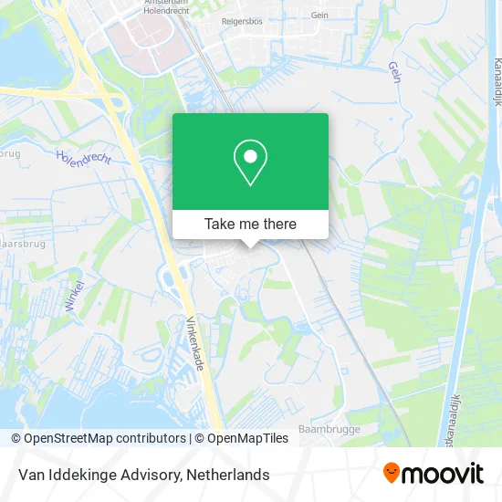 Van Iddekinge Advisory map