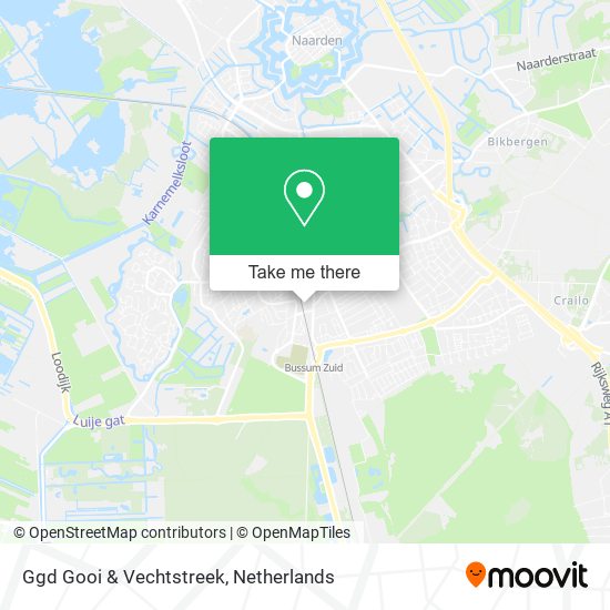 Ggd Gooi & Vechtstreek map