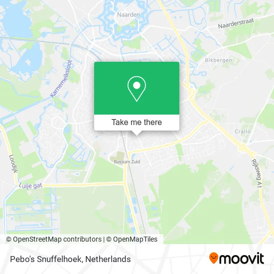 Pebo's Snuffelhoek map