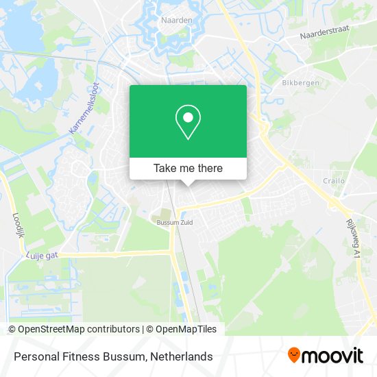 Personal Fitness Bussum map