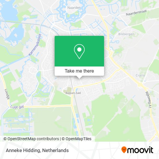 Anneke Hidding map