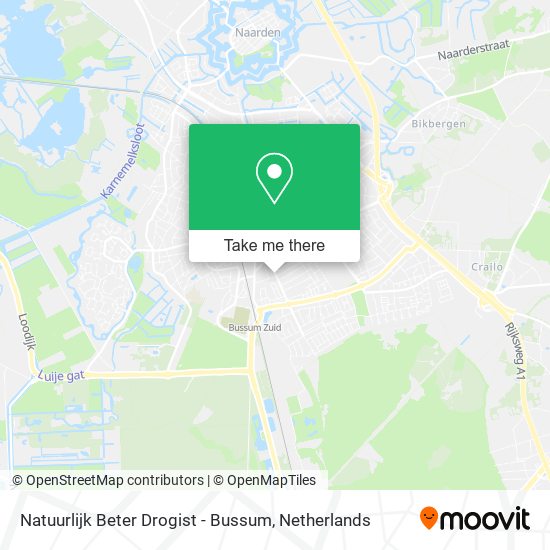 Natuurlijk Beter Drogist - Bussum map