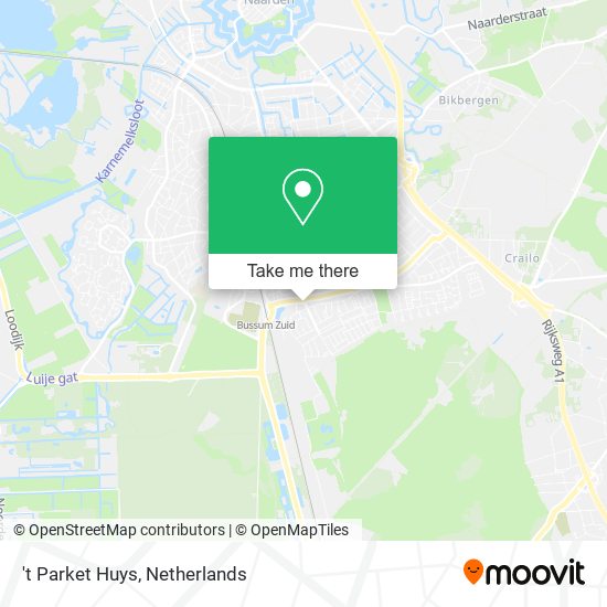 't Parket Huys map