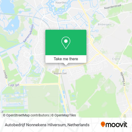 Autobedrijf Nonnekens Hilversum map