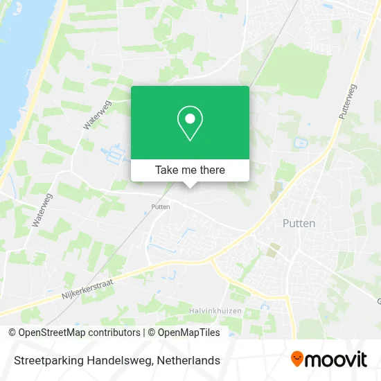 Streetparking Handelsweg map
