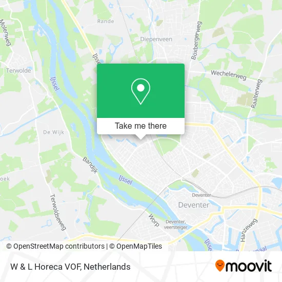 W & L Horeca VOF map