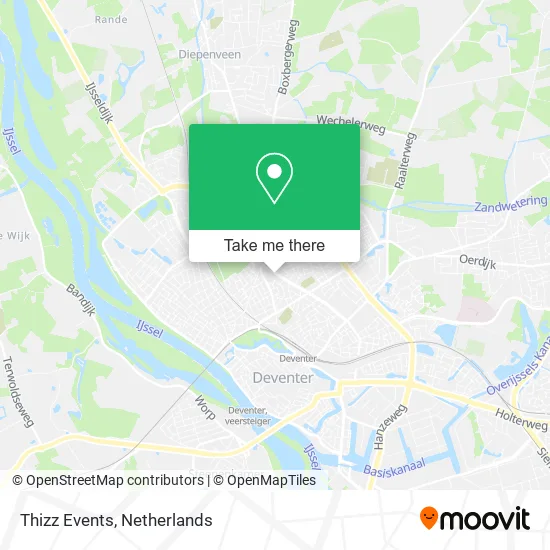 Thizz Events map