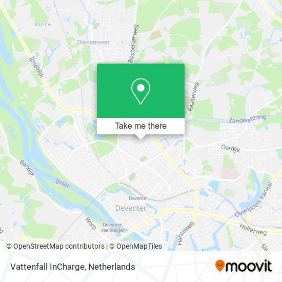 Vattenfall InCharge map