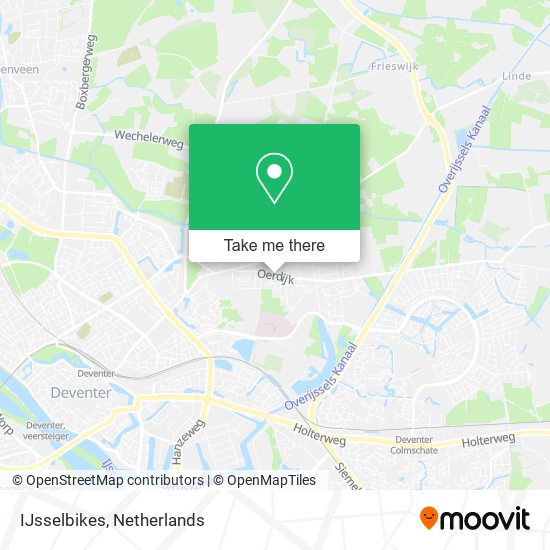 IJsselbikes map