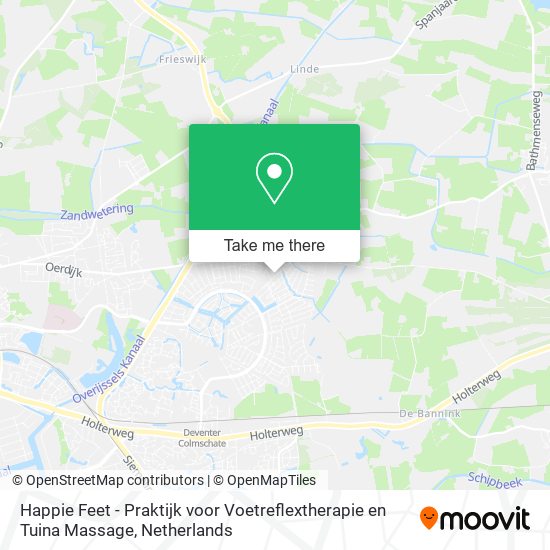 Happie Feet - Praktijk voor Voetreflextherapie en Tuina Massage map