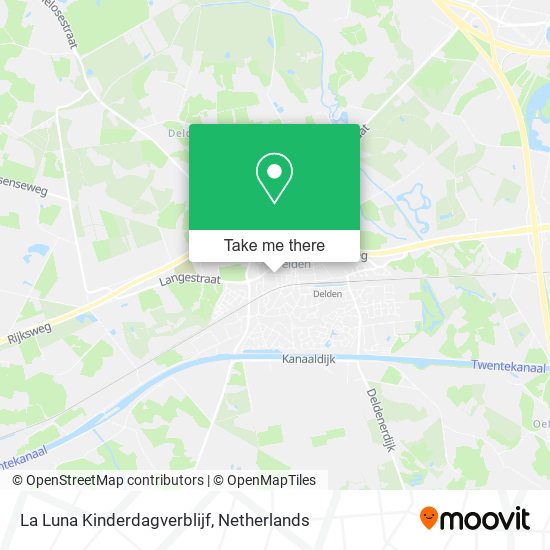 La Luna Kinderdagverblijf map