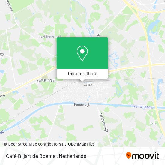 Café-Biljart de Boemel map