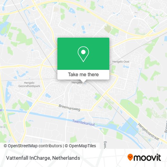 Vattenfall InCharge map