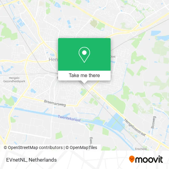 EVnetNL map