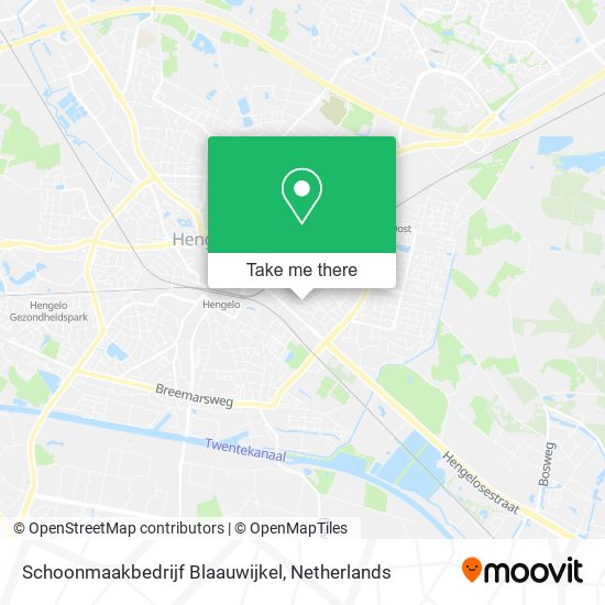 Schoonmaakbedrijf Blaauwijkel map