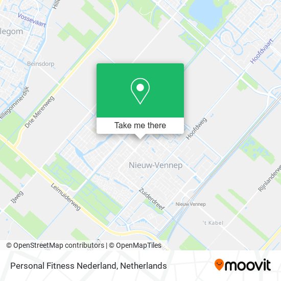 Personal Fitness Nederland map
