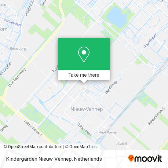 Kindergarden Nieuw-Vennep Karte