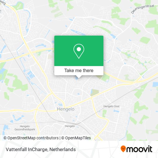 Vattenfall InCharge map