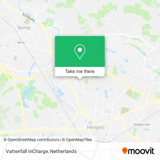 Vattenfall InCharge map