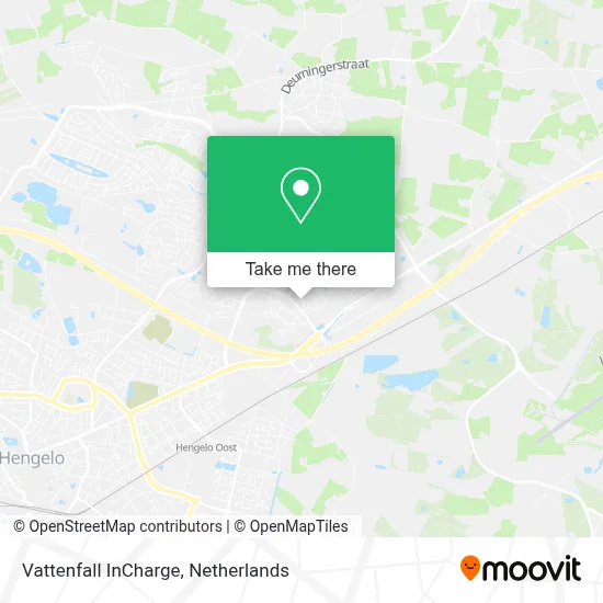 Vattenfall InCharge map