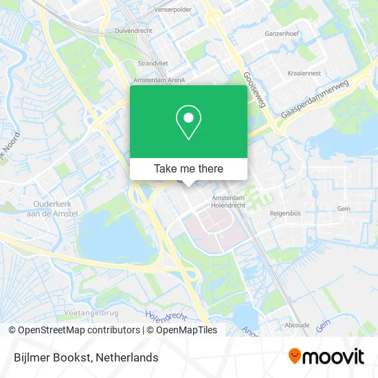 Bijlmer Bookst map